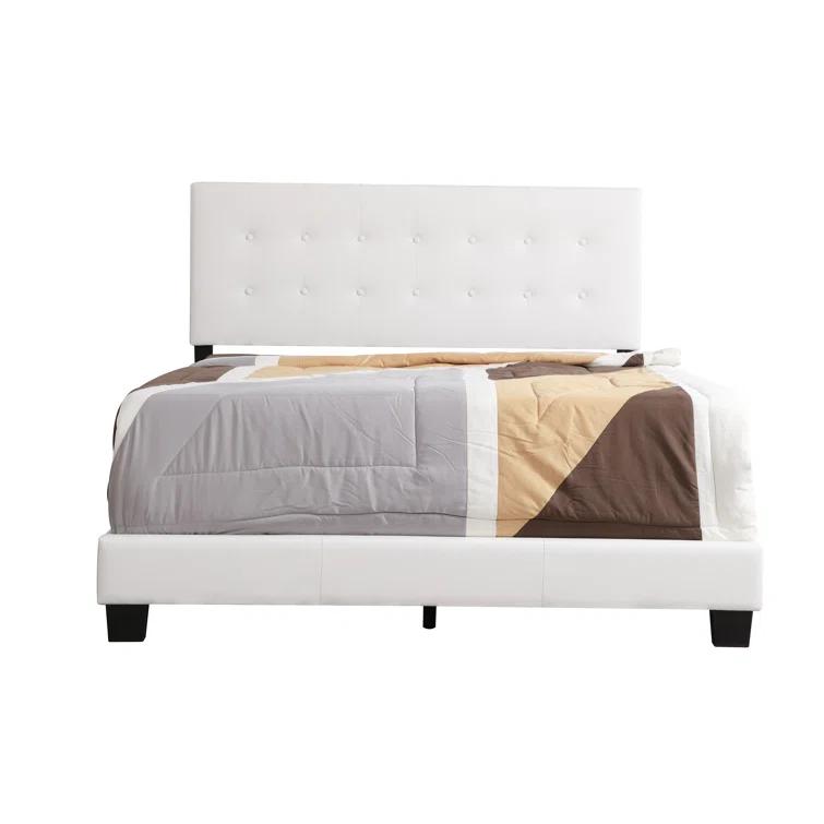 Eaton Vegan Leather Platform Bed