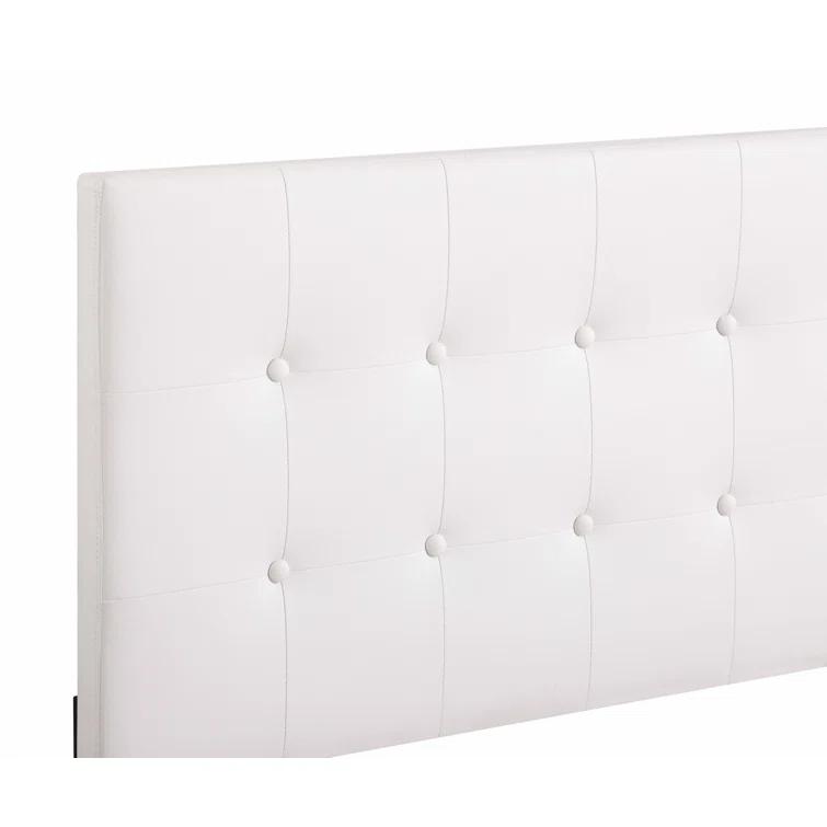 Eaton Vegan Leather Platform Bed