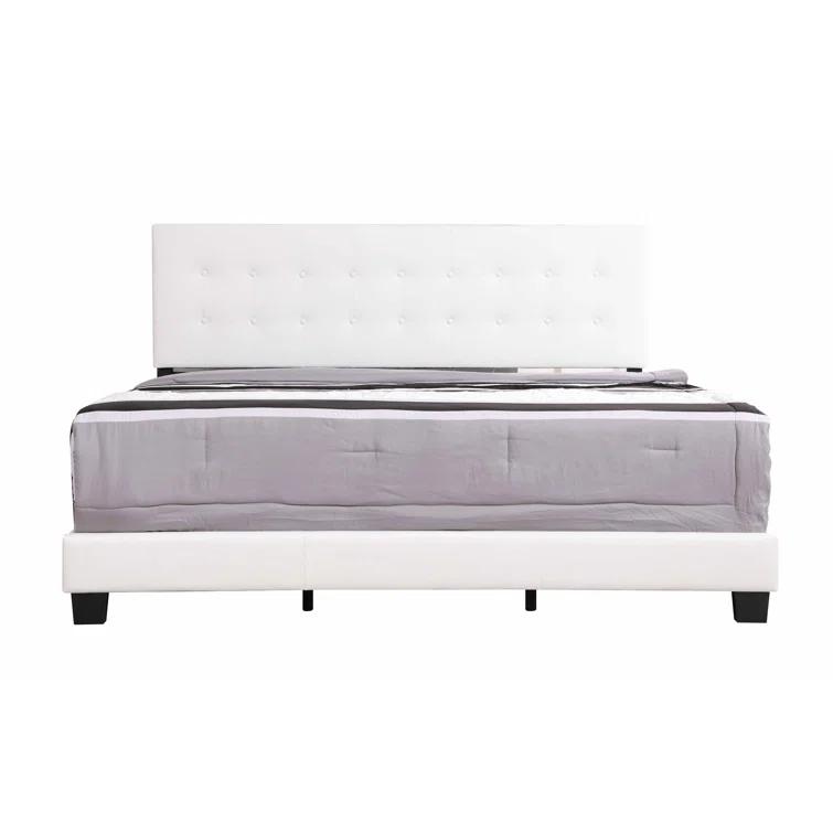Eaton Vegan Leather Platform Bed