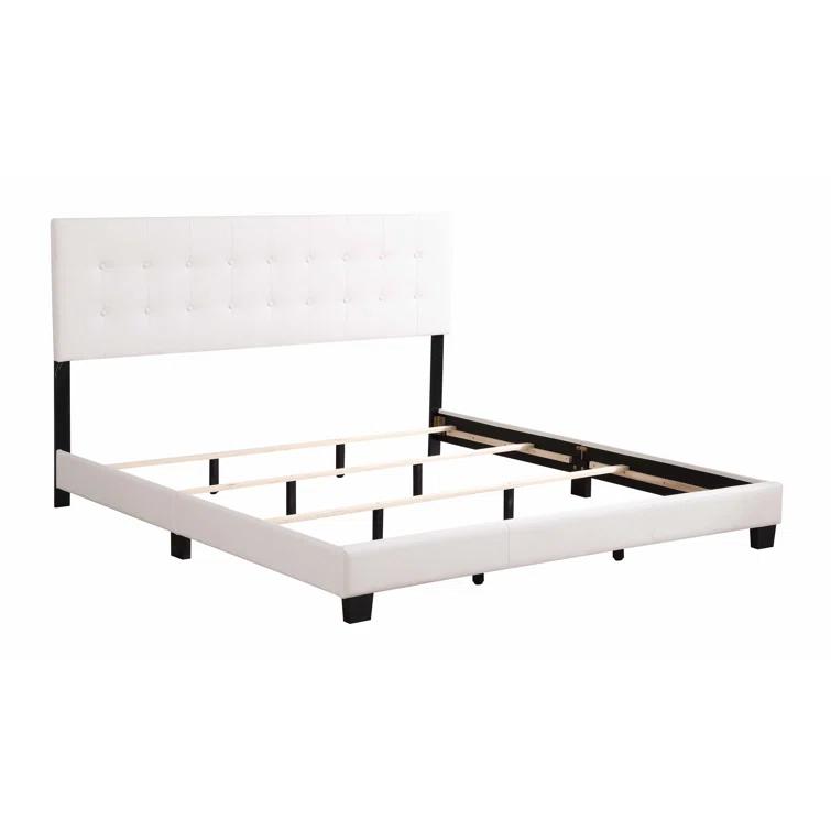 Eaton Vegan Leather Platform Bed