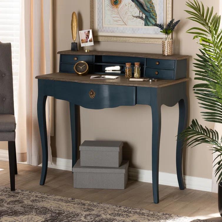 Alcott Hill® Solid Wood Base Writing Desk