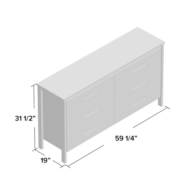 Gravity 6-Drawer Dresser