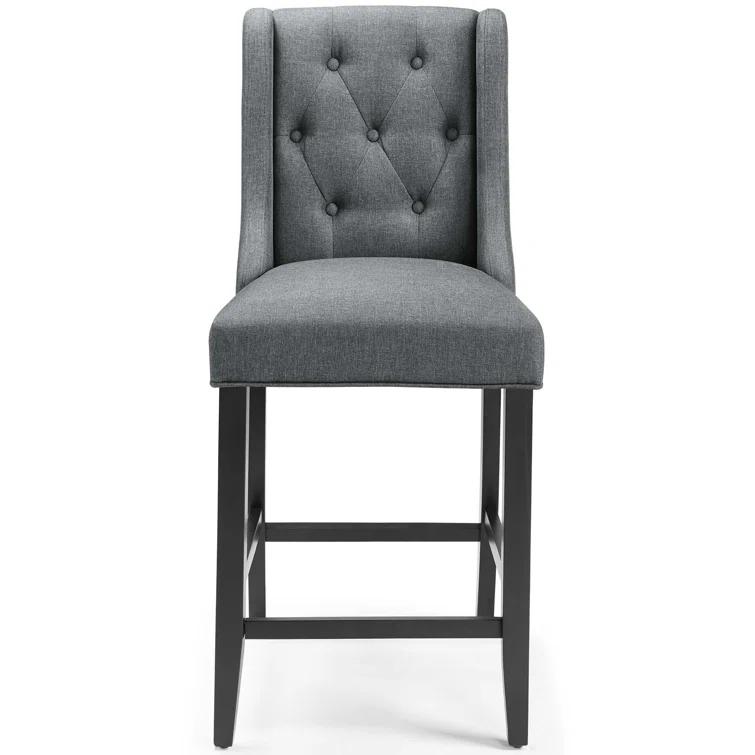 Modway Baronet Tufted Button Upholstered Fabric Stool