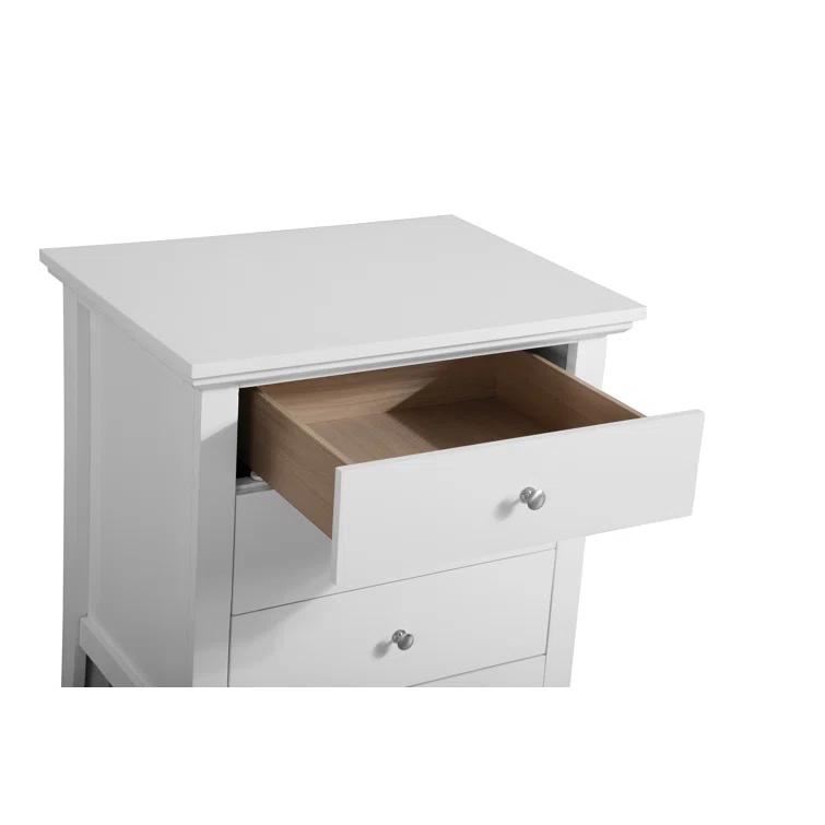 Hammond 3 - Drawer Nightstand Bed Side Table Wood Nightstand Small Bedside Table And Dresser