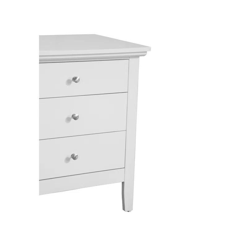 Hammond 3 - Drawer Nightstand Bed Side Table Wood Nightstand Small Bedside Table And Dresser