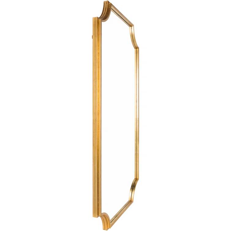Surya Joslyn 75 X 40 inch Gold Leaf Mirror, Full Length/Oversized