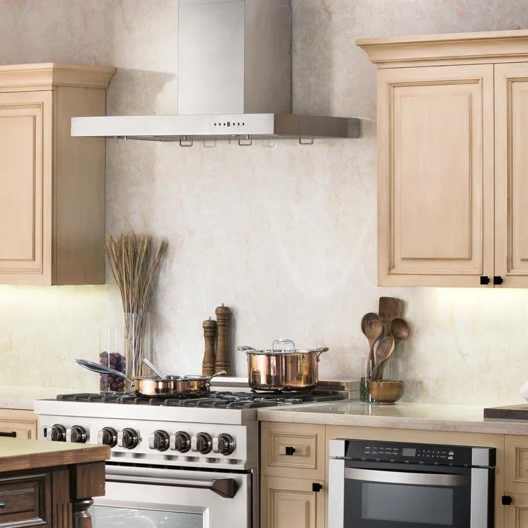ZLINE ZLINE 36 in. Ducted Professional Wall Mount Range Hood in Stainless Steel (KECOM-36)