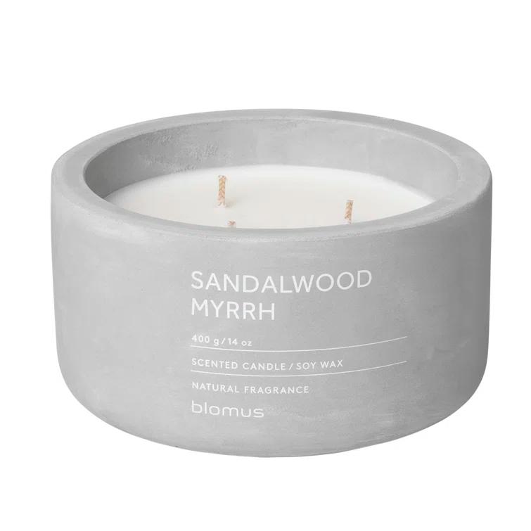 FRAGA Sandalwood Myrrh Scented Jar Candle