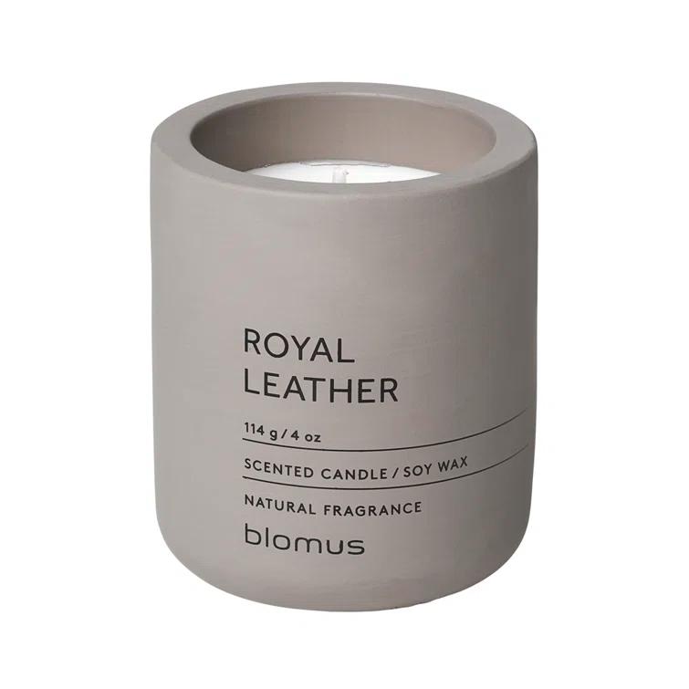 FRAGA Royal Leather Scented Jar Candle