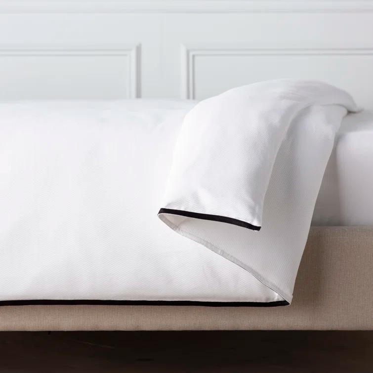 Peacock Alley Pique II 100% Cotton Modern & Contemporary Duvet Cover