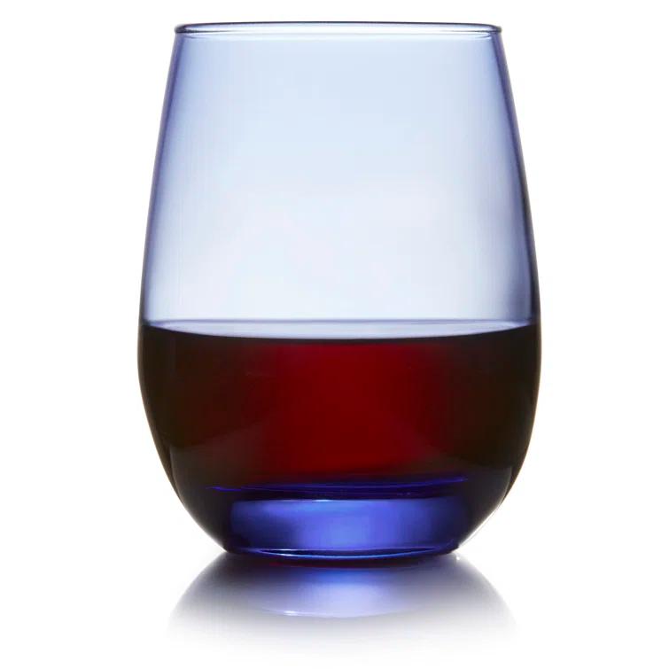 Classic Libbey All-Purpose Stemless Wine Glasses