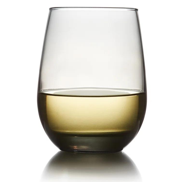 Classic Libbey All-Purpose Stemless Wine Glasses