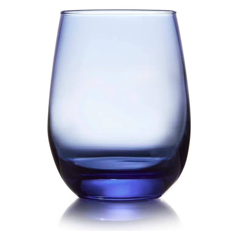 Classic Libbey All-Purpose Stemless Wine Glasses