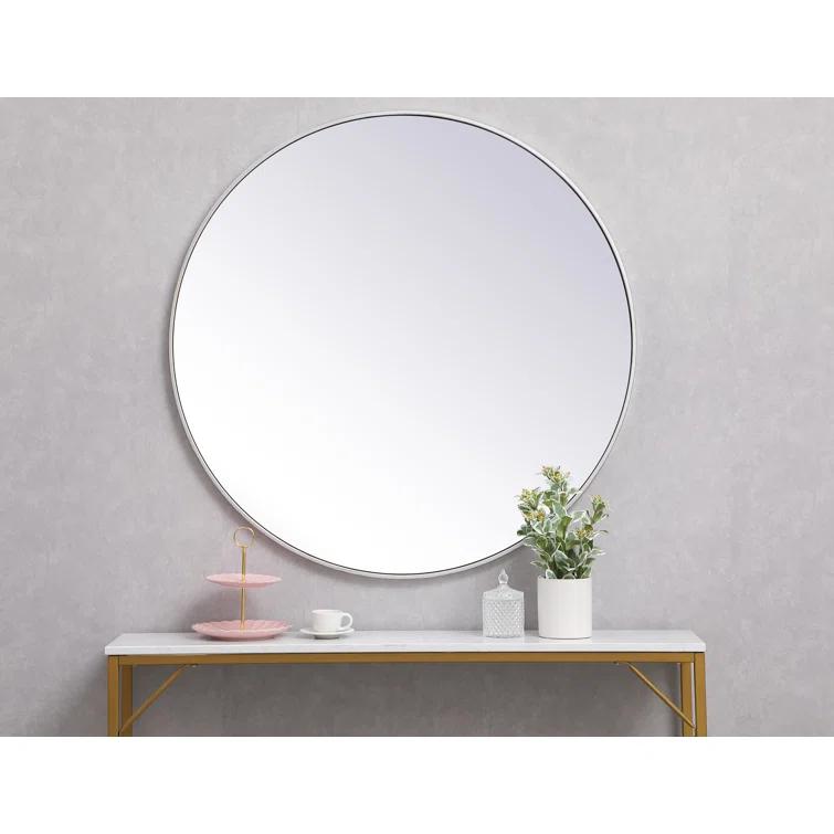 Sabine Metal Round Wall Mirror