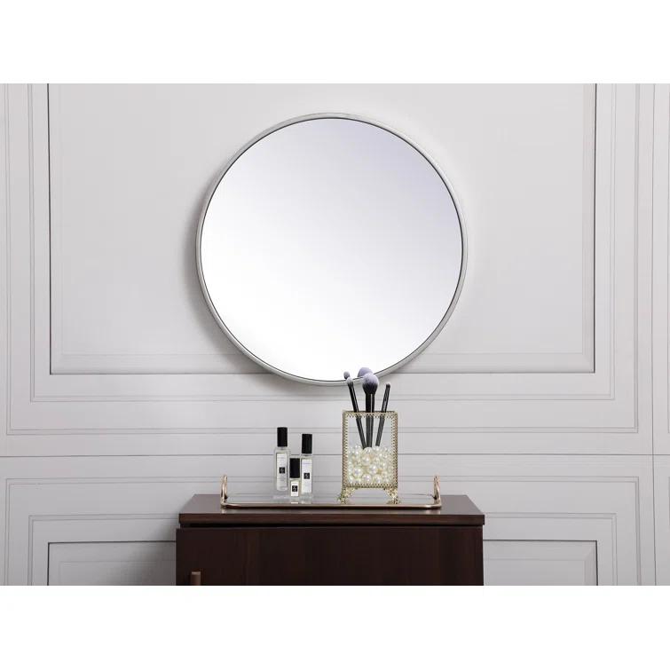 Sabine Metal Round Wall Mirror