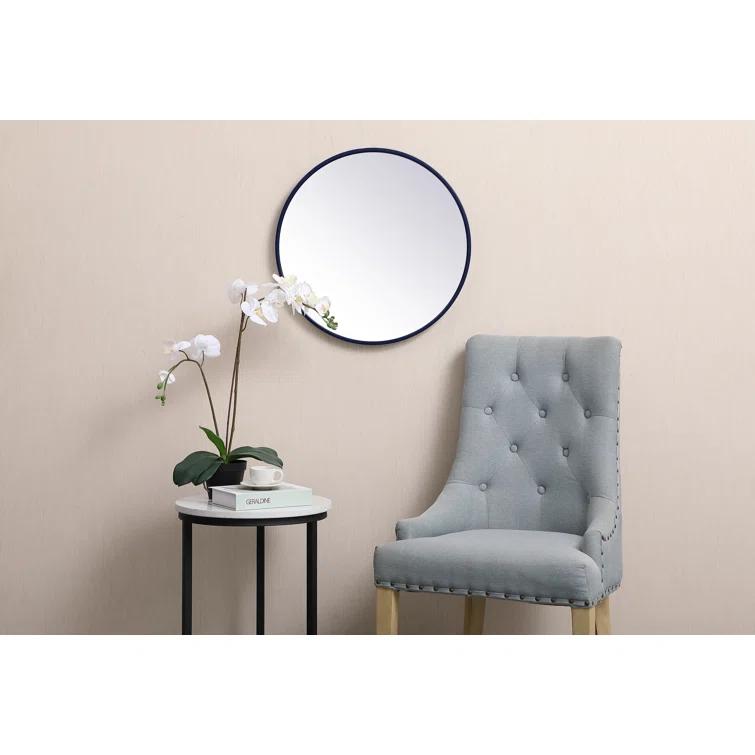 Sabine Metal Round Wall Mirror