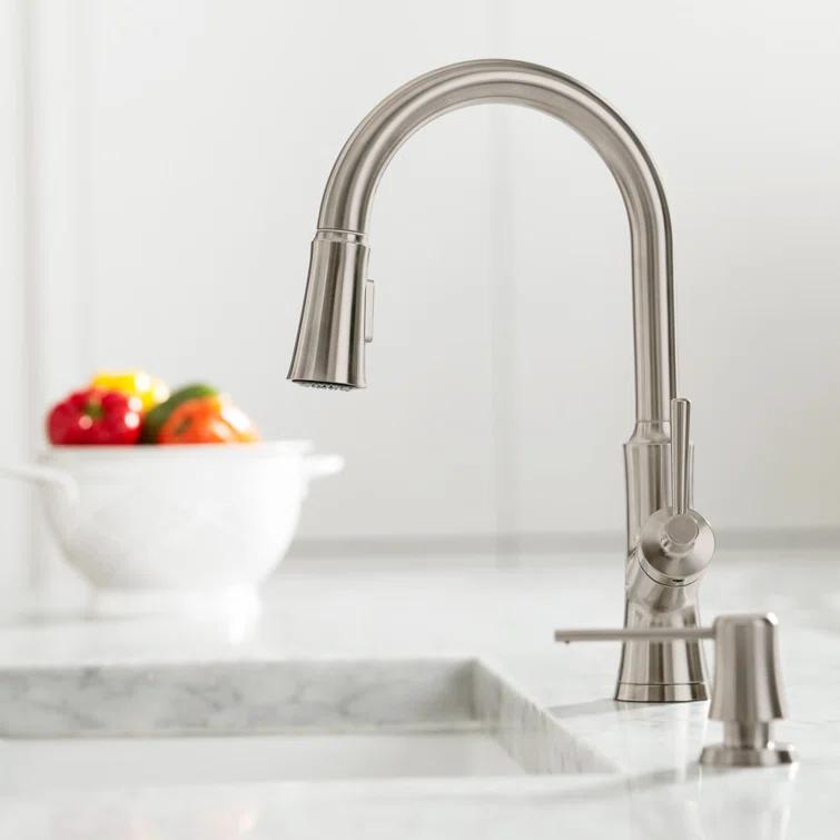 Joleena Pull Down Single Handle Kitchen Faucet