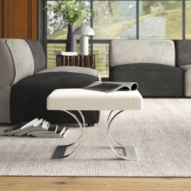 Axiom Polyester Upholstered Bench