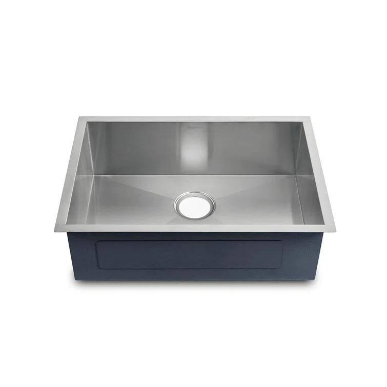Tourner 26 x 18 Stainless Steel, Single Basin, Undermount Kitchen Sink