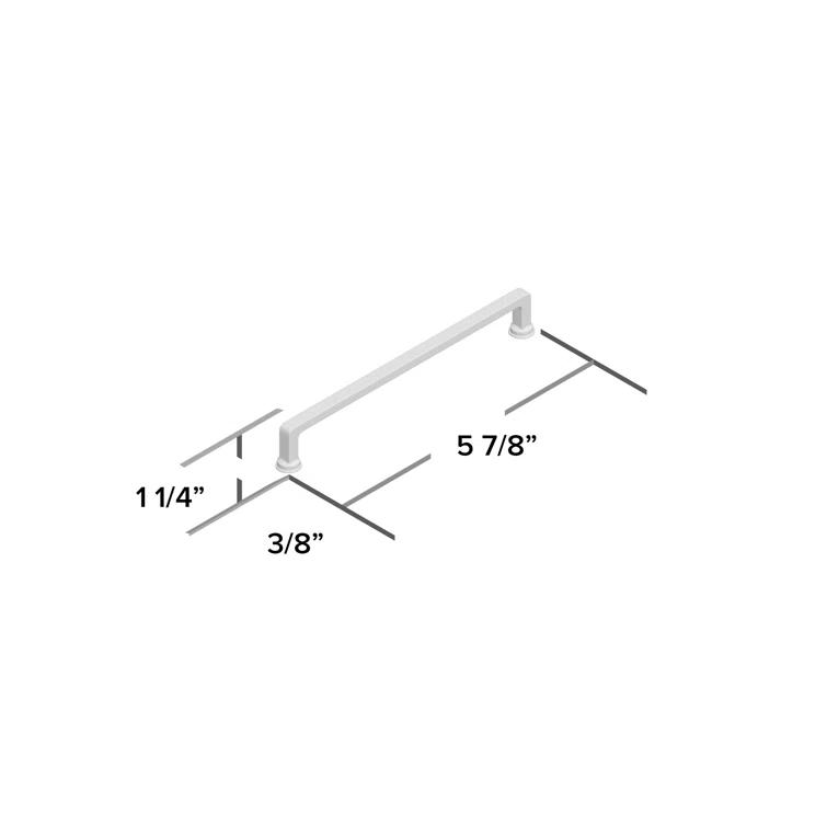 Atlas Homewares Oskar 5 1/16" Center to Center Bar Pull