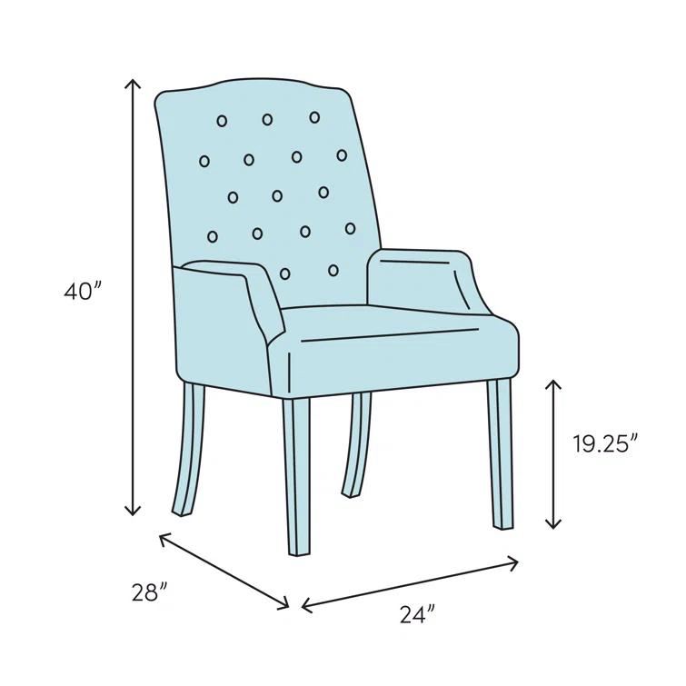 Ariana Bellamy Upholstered Arm Chair