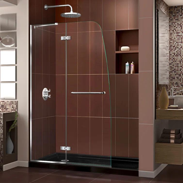 DreamLine DreamLine Aqua Ultra 32 in. D x 60 in. W x 74 3/4 in. H Frameless Shower Door DL-6521L-88-01