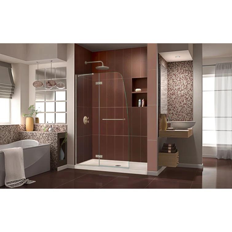 Aqua Ultra 74.75" H Frameless Shower Enclosure