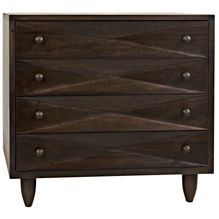 Diamond Solid Wood Accent Chest