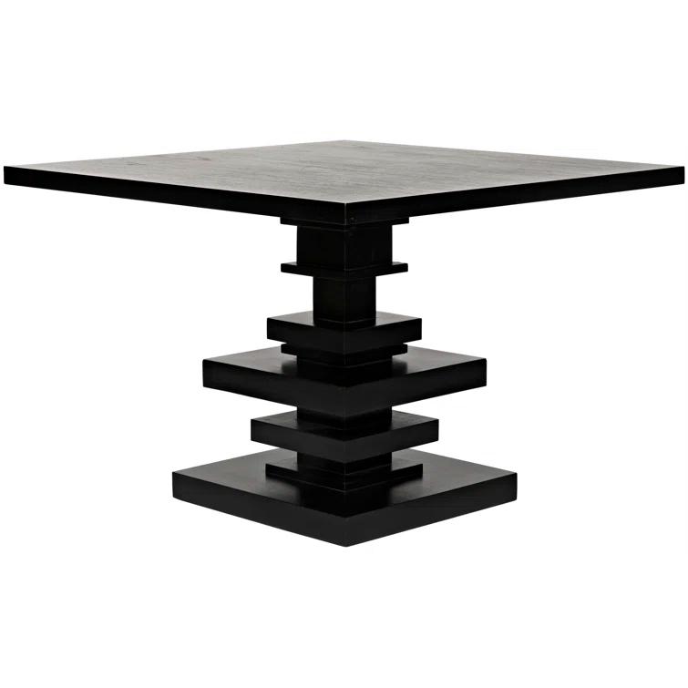 Noir Corum Mahogany Solid Wood Dining Table