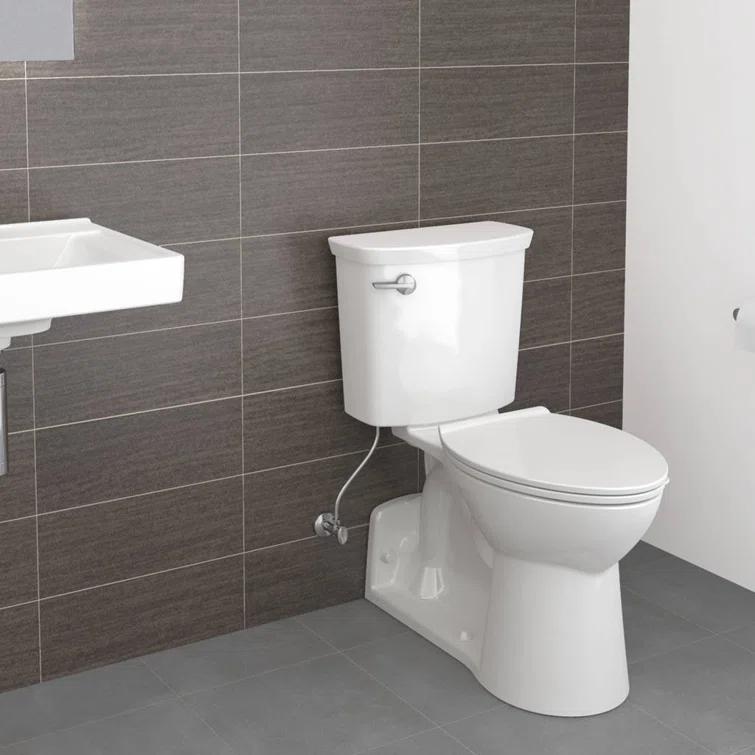 American Standard Yorkville 1.28 Gallons GPF Elongated Chair Height Floor Mounted Kit (Seat Not Included)