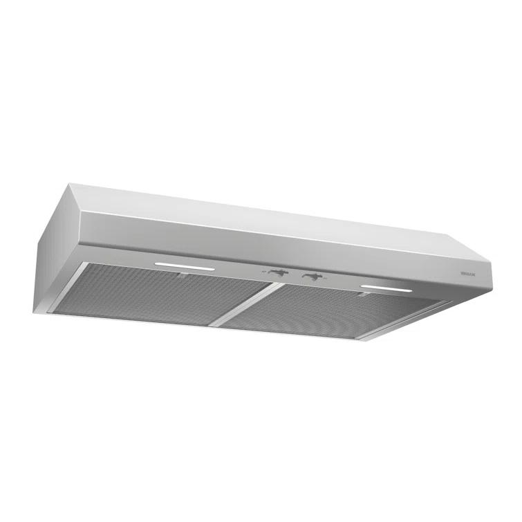 Broan NuTone 30" Stainless Steel 300 CFM Convertible Under Cabinet Range Hood with Mesh Filter