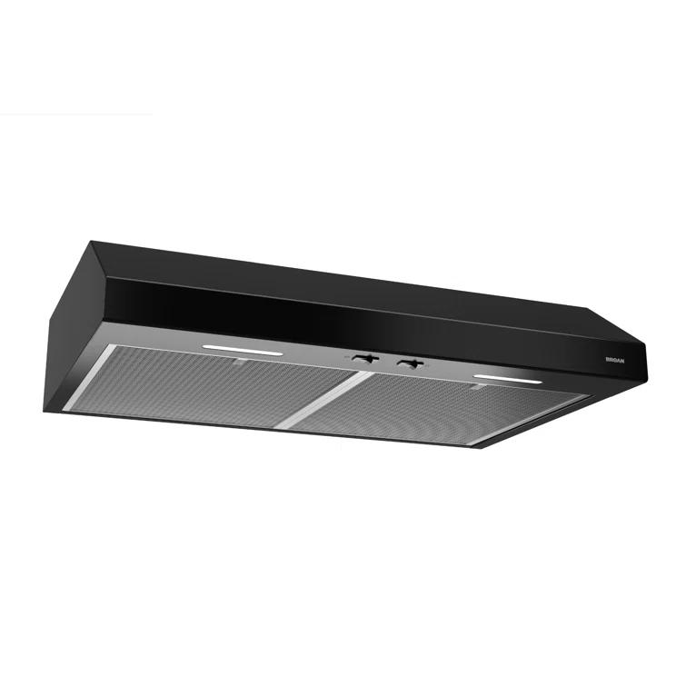 Broan NuTone 30" Stainless Steel 300 CFM Convertible Under Cabinet Range Hood with Mesh Filter