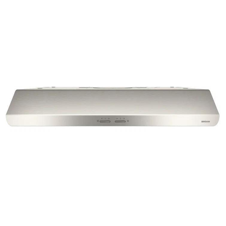 Broan NuTone Broan NuTone 30" Steel 250 CFM Convertible Under Cabinet Range Hood with Mesh Filter BKSH130SS