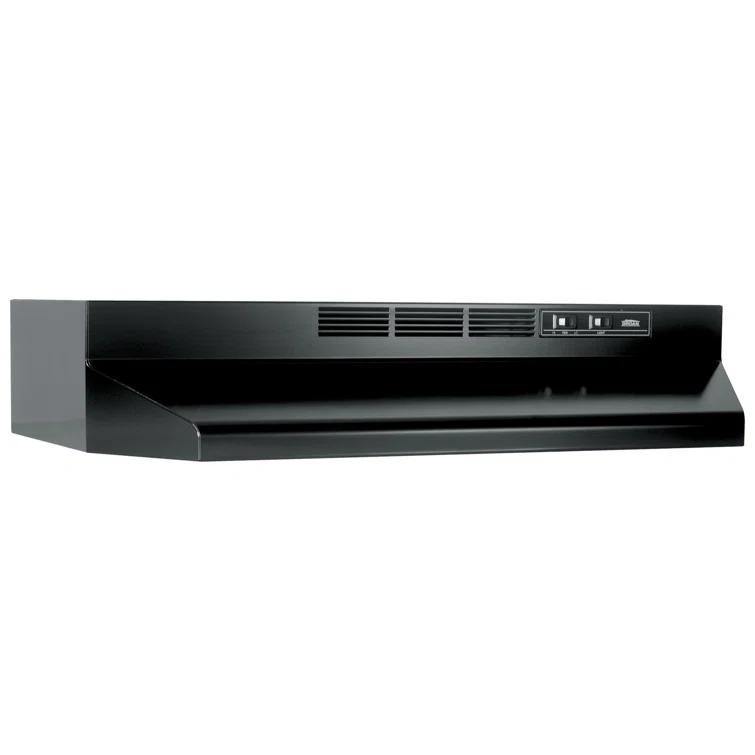 Broan NuTone 30" Stainless Steel Ductless (Non-Vented) Under Cabinet Range Hood with Charcoal Filter