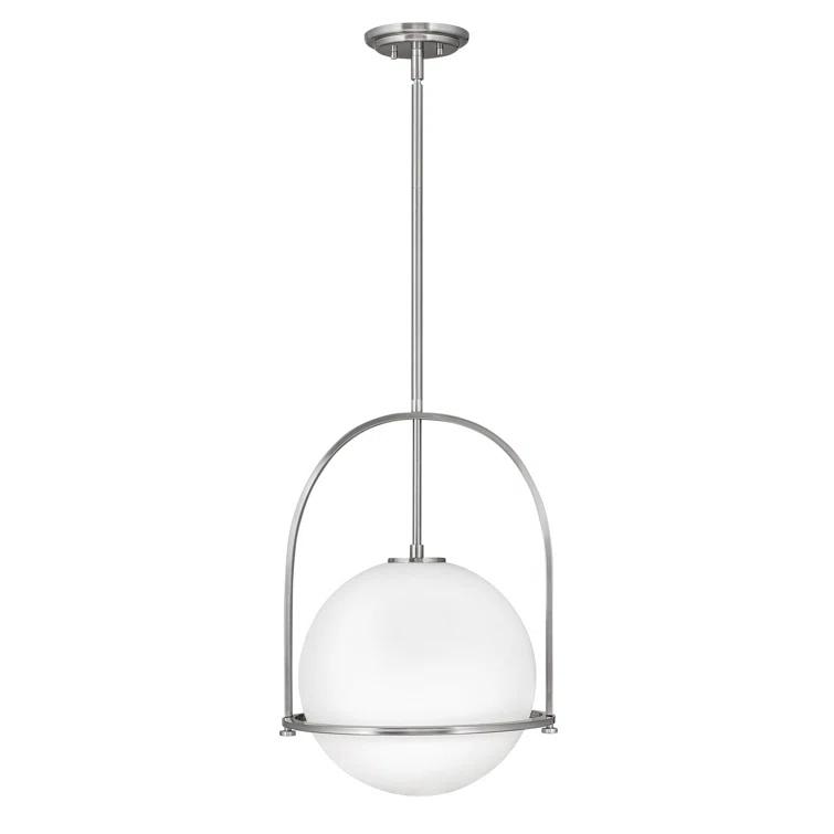 Arie Single Light Glass Dimmable Pendant