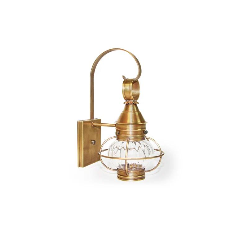 Onion 1-Light Outdoor Wall Lantern