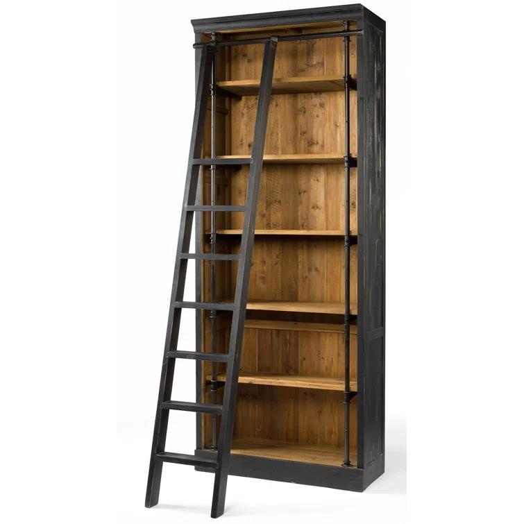 Mallory Bookcase with Ladder
