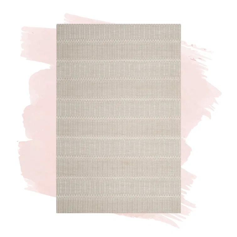 Amritpal Hand Loomed Bamboo And Viscose Striped Rug