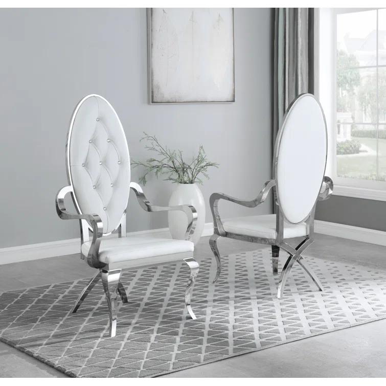 - Person Glass Top Double Pedestal Dining Set