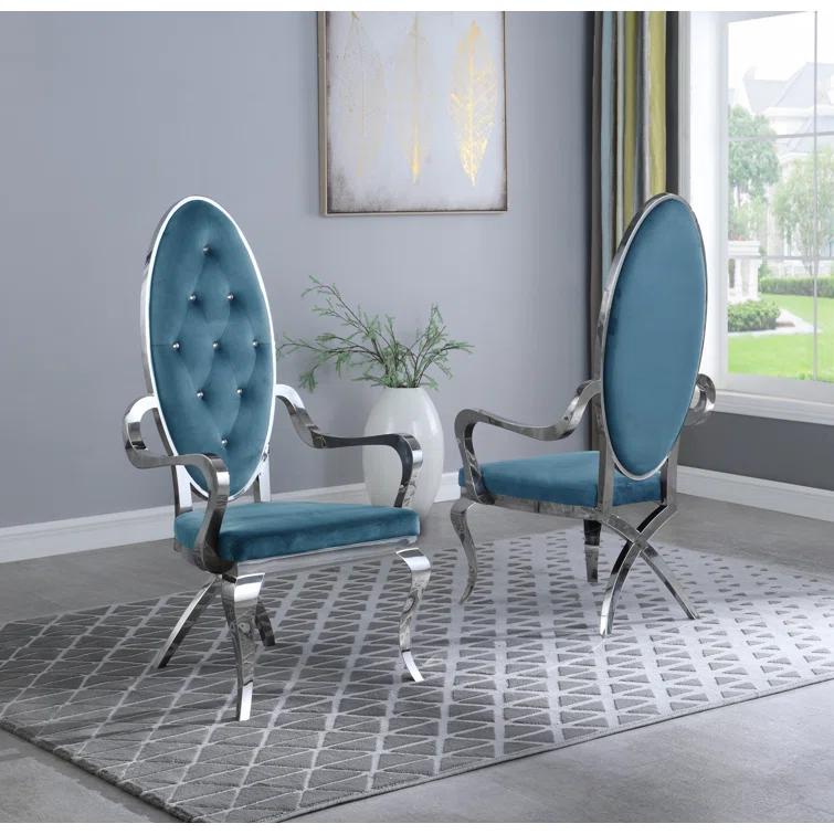 - Person Glass Top Double Pedestal Dining Set