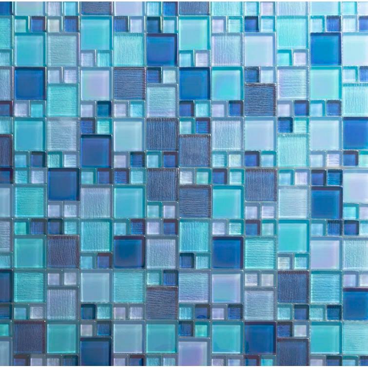 WS Tiles® Reflections Artista Glass Versailles Mosaic Sheet Tile