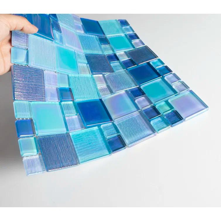 WS Tiles® Reflections Artista Glass Versailles Mosaic Sheet Tile