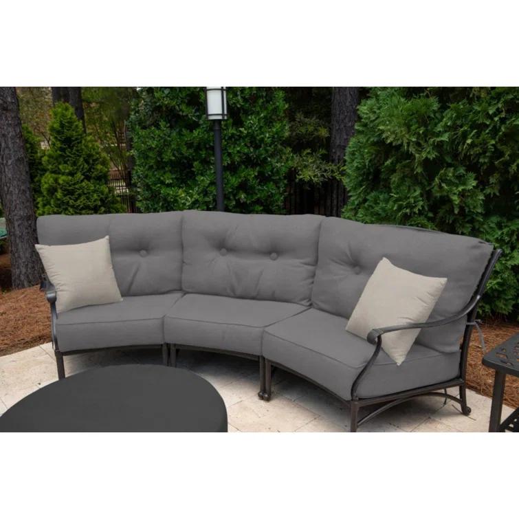 Casual Cushion Solid Sunbrella Fabric Indoor/Outdoor Square Throw Pillow