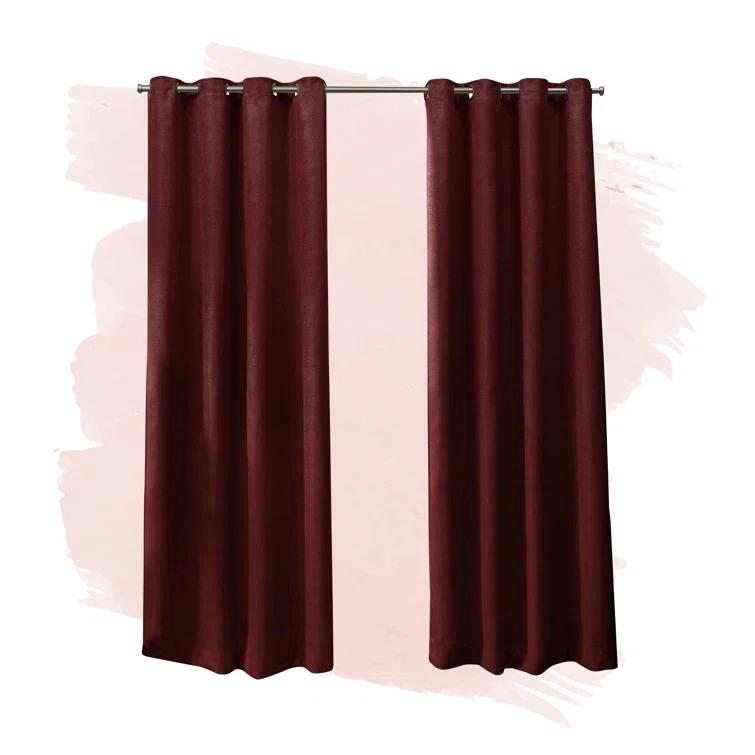 Phillipa Room Darkening Curtain Pair