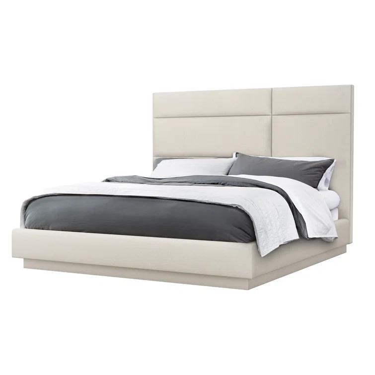 Quadrant Upholstered Platform Bed