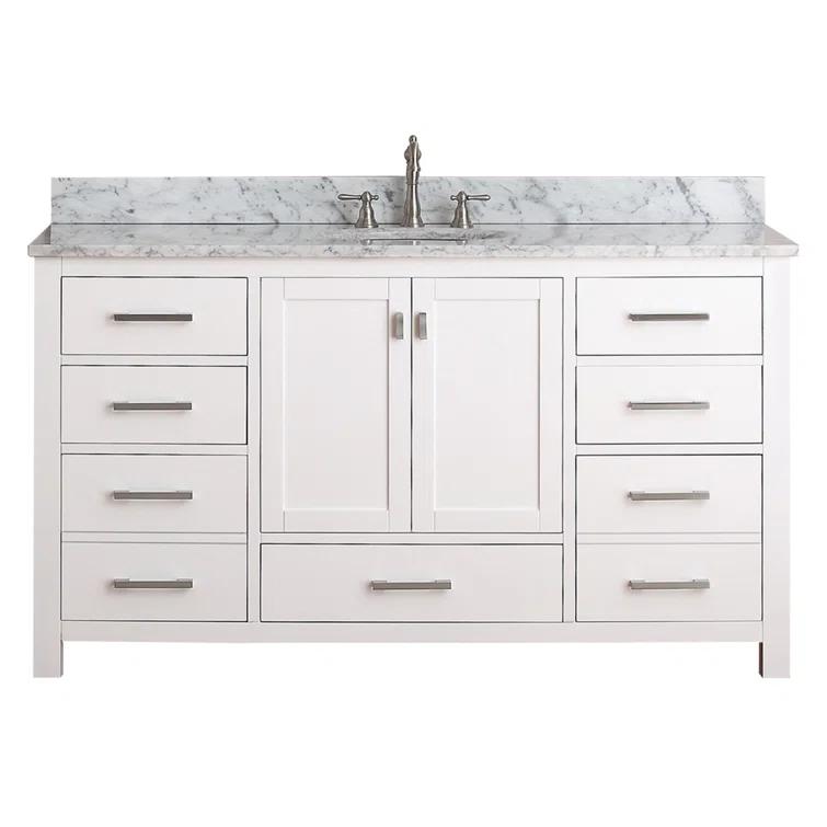 Avanity Modero-V60-A Modero 60" Single Free Standing Vanity Cabinet Only - White