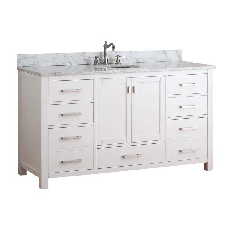 Avanity Modero-V60-A Modero 60" Single Free Standing Vanity Cabinet Only - White