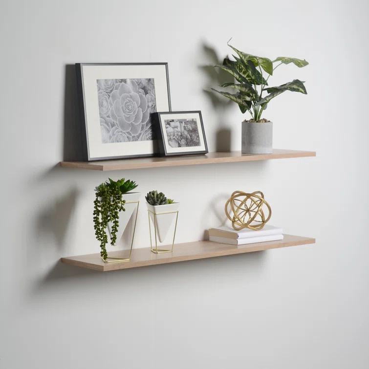 Delta Design 2 Piece Wall Shelf Set (Set of 2)