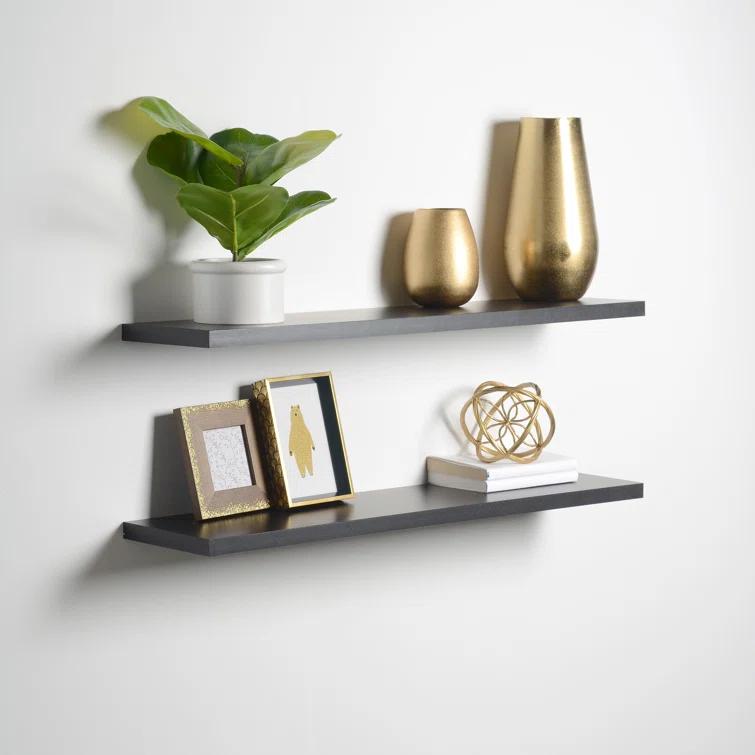 Delta Design 2 Piece Wall Shelf Set (Set of 2)