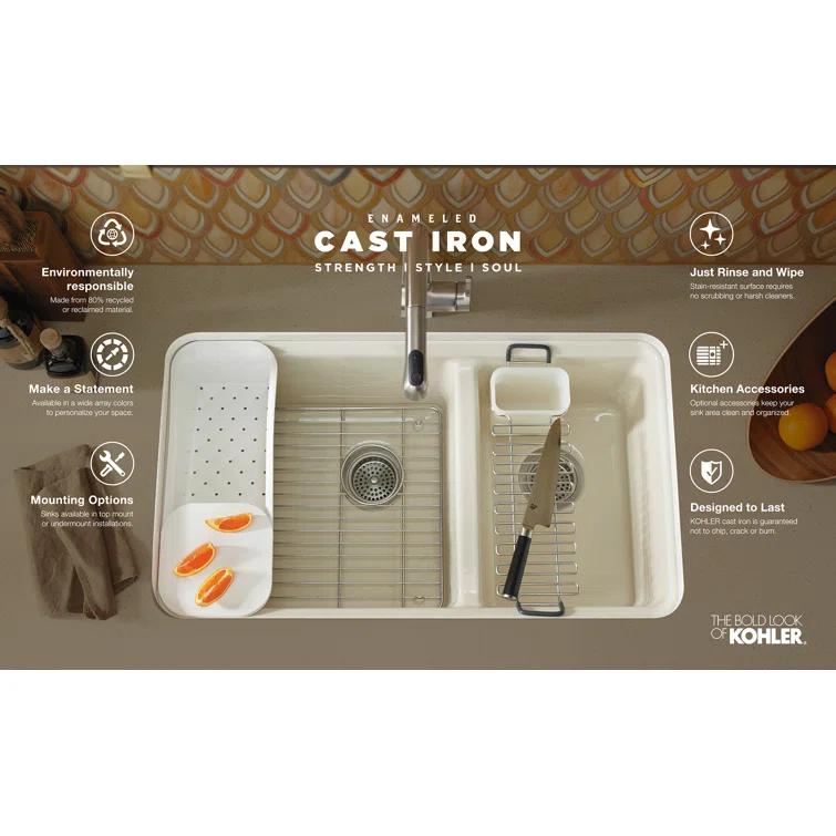 Riverby™ Single-Bowl Top-Mount Kitchen Snk with Accessories